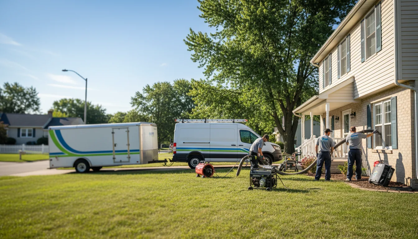 Flooded Basement Restoration And Cleanup With Repair in Paris, MO near me